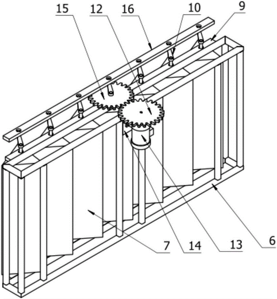 Multi-picture rotatable omnibearing displaying advertising device