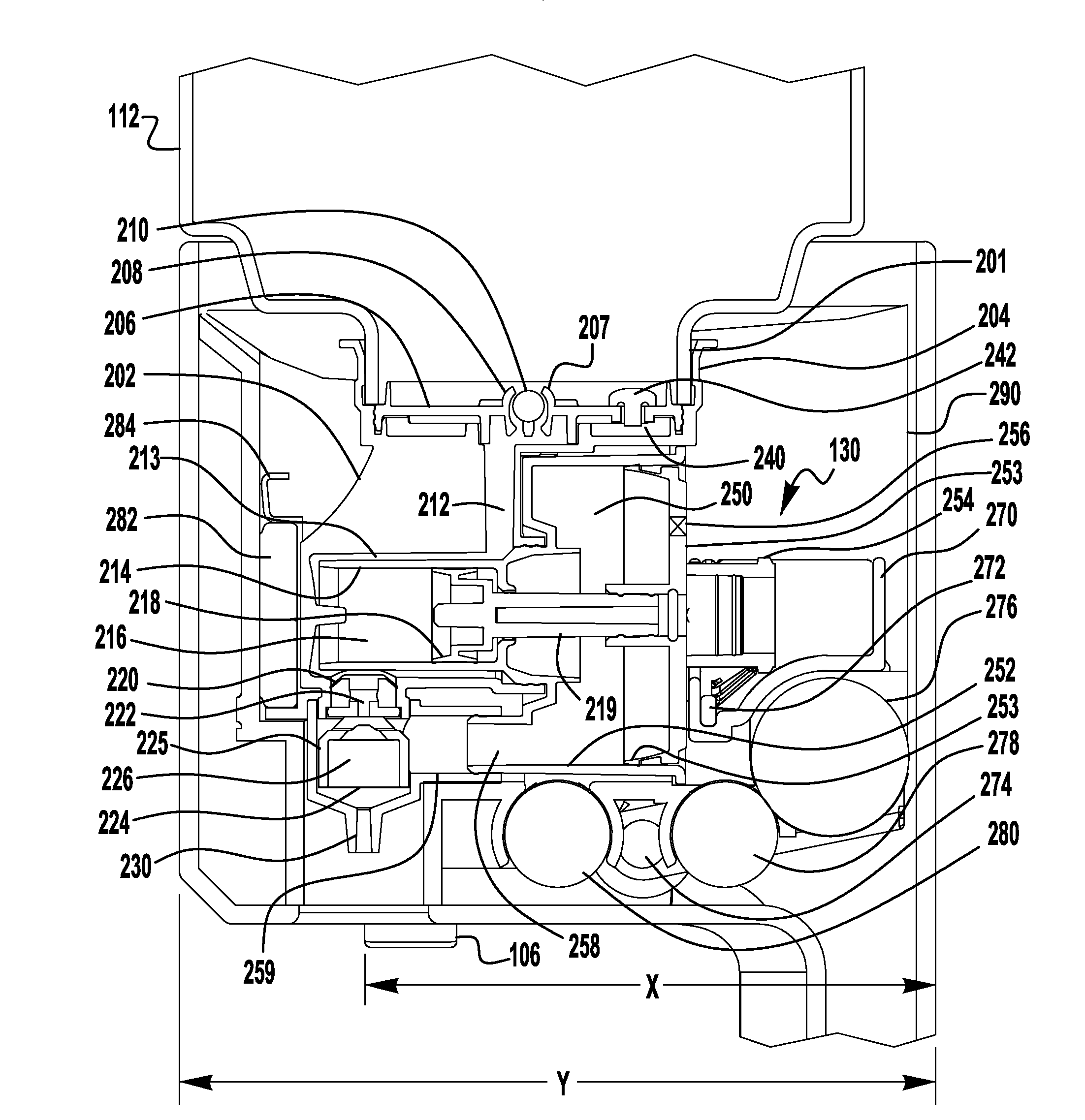 Off-axis inverted foam dispensers and refill units