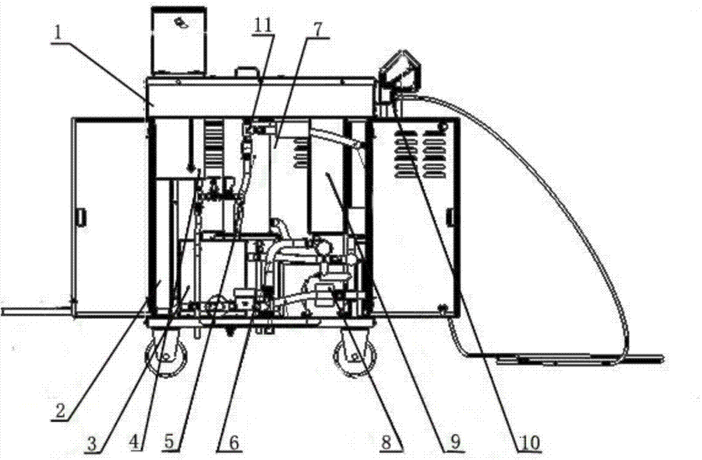 A liquid crystal film-shooting machine and film-shooting process