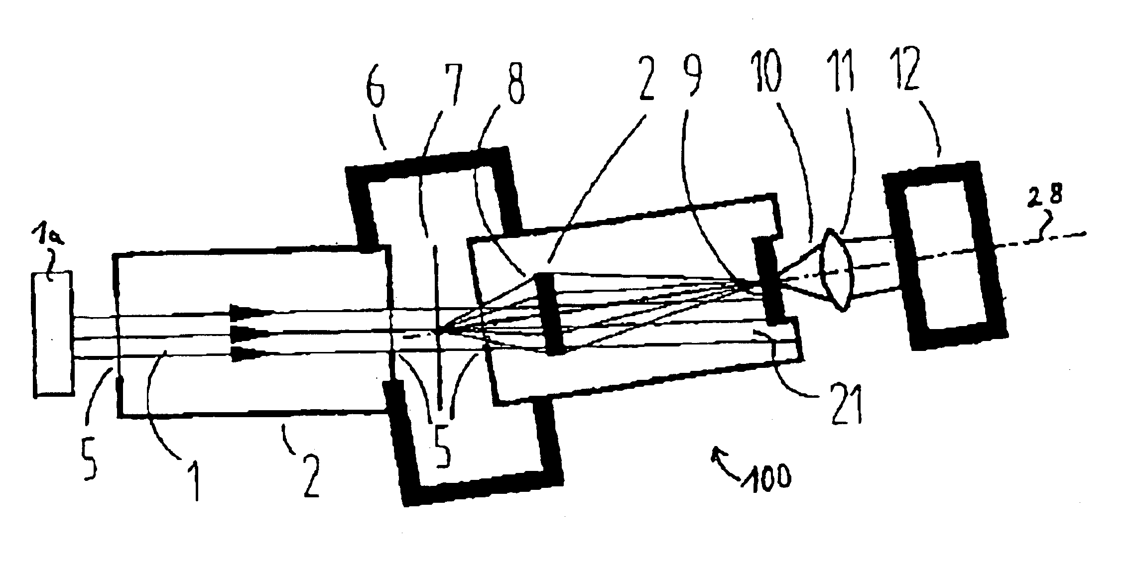 Method for examining structures on a semiconductor substrate