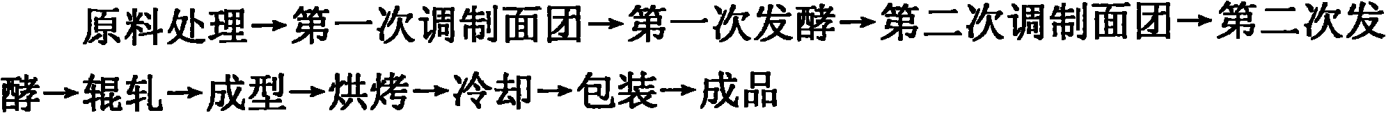 Soda biscuit and production method thereof