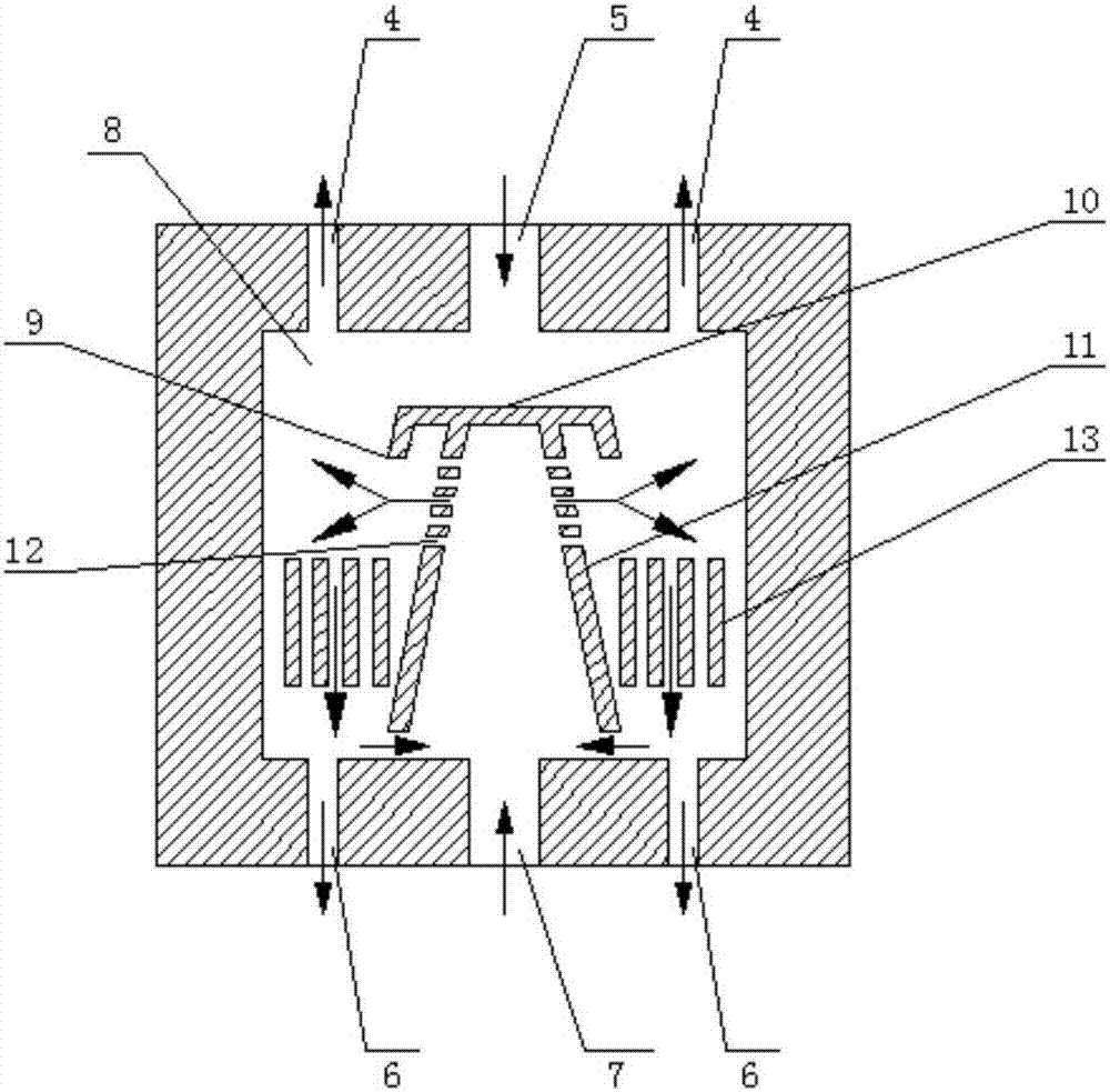 Method for preparing 2,6-ditertbutyl-4 methylphenol by using micro-reaction rectifying plate and device thereof