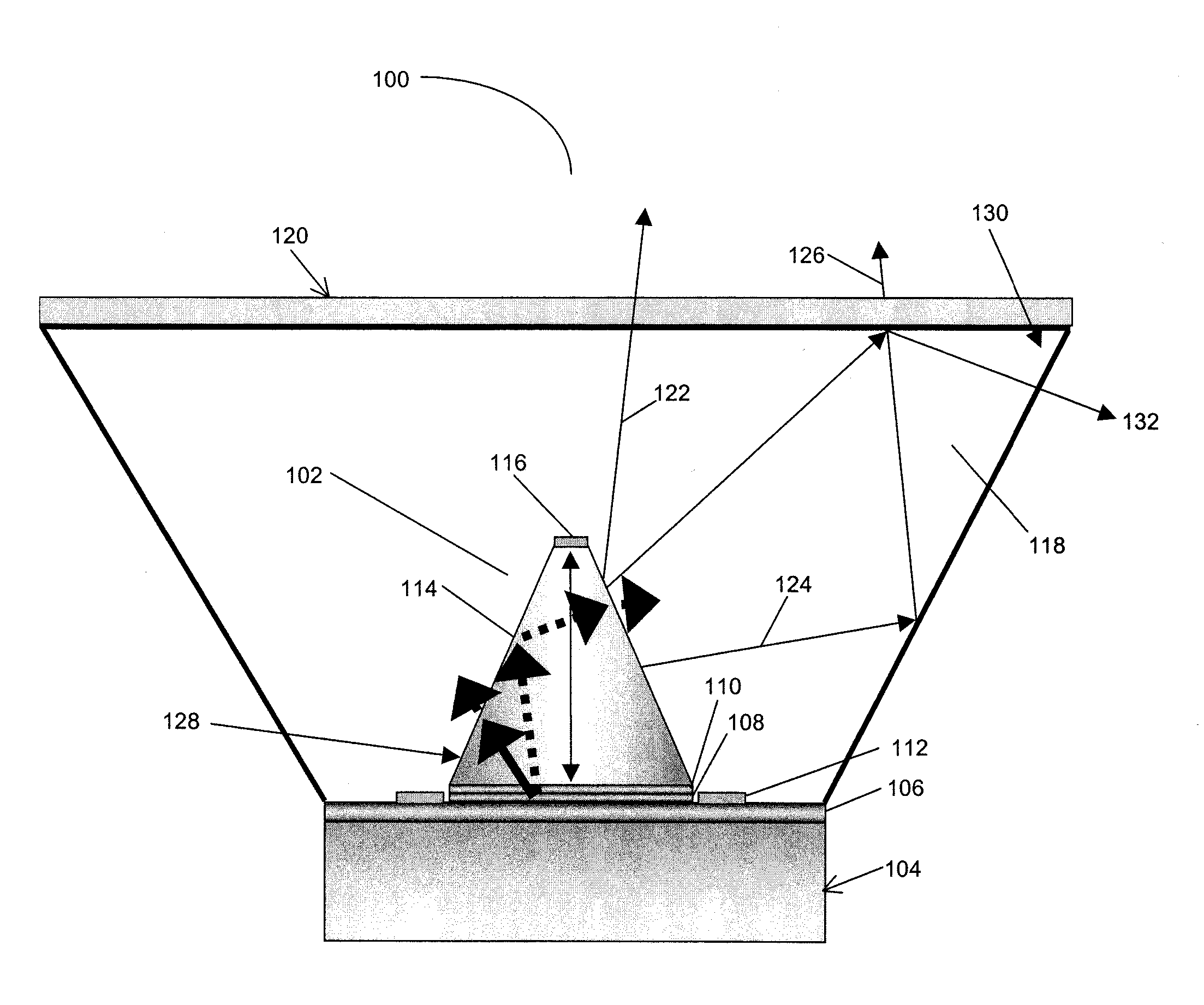 High efficiency light emitting diode (LED)