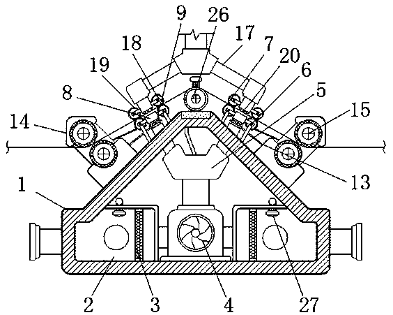 Continuous-conveying-type negative-pressure dust suction equipment for textile fabric