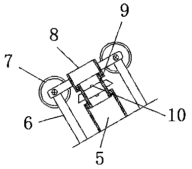 Continuous-conveying-type negative-pressure dust suction equipment for textile fabric