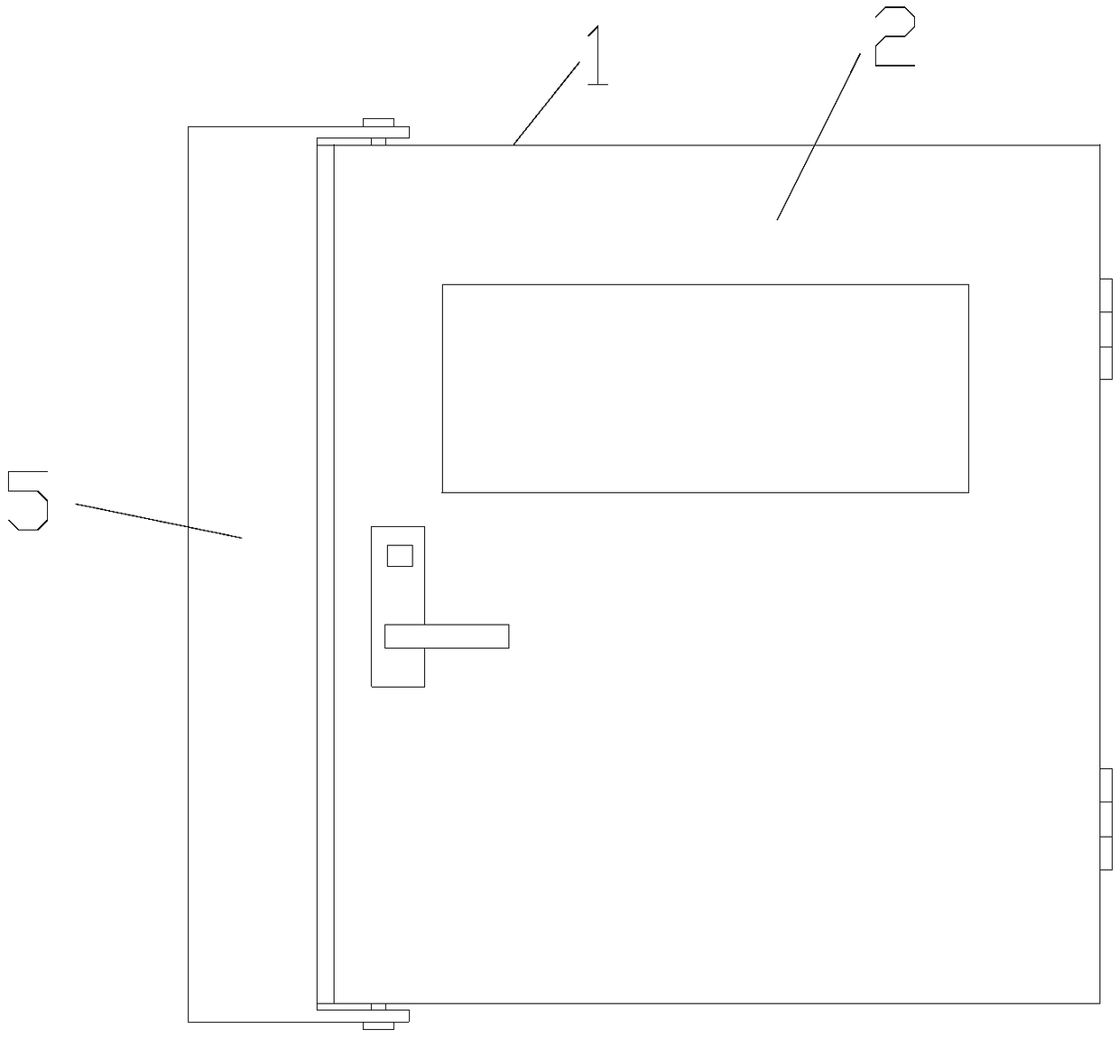 Electricity-larceny-prevention electric meter box with high dust-proof performance