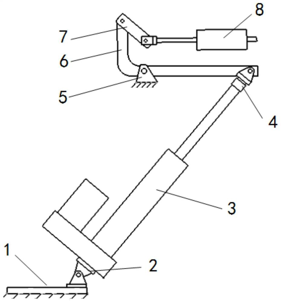 Method and device for rotor braking of helicopter ground joint test bench