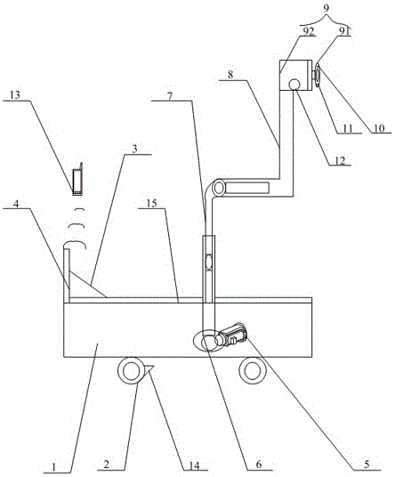 Hollowing detecting device based on digital displaying