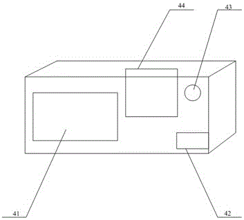 Hollowing detecting device based on digital displaying