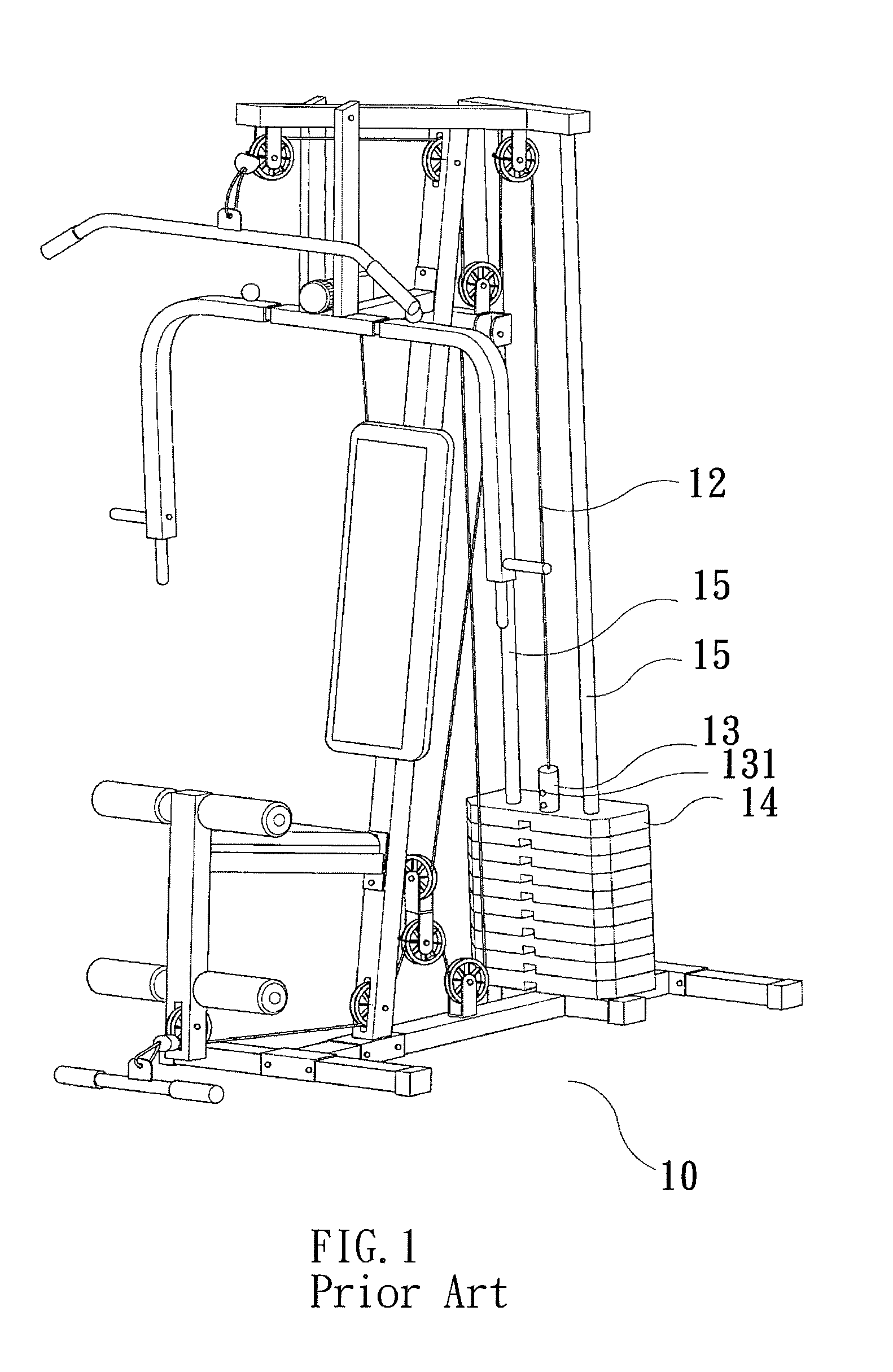 Counterbalance device for weight training