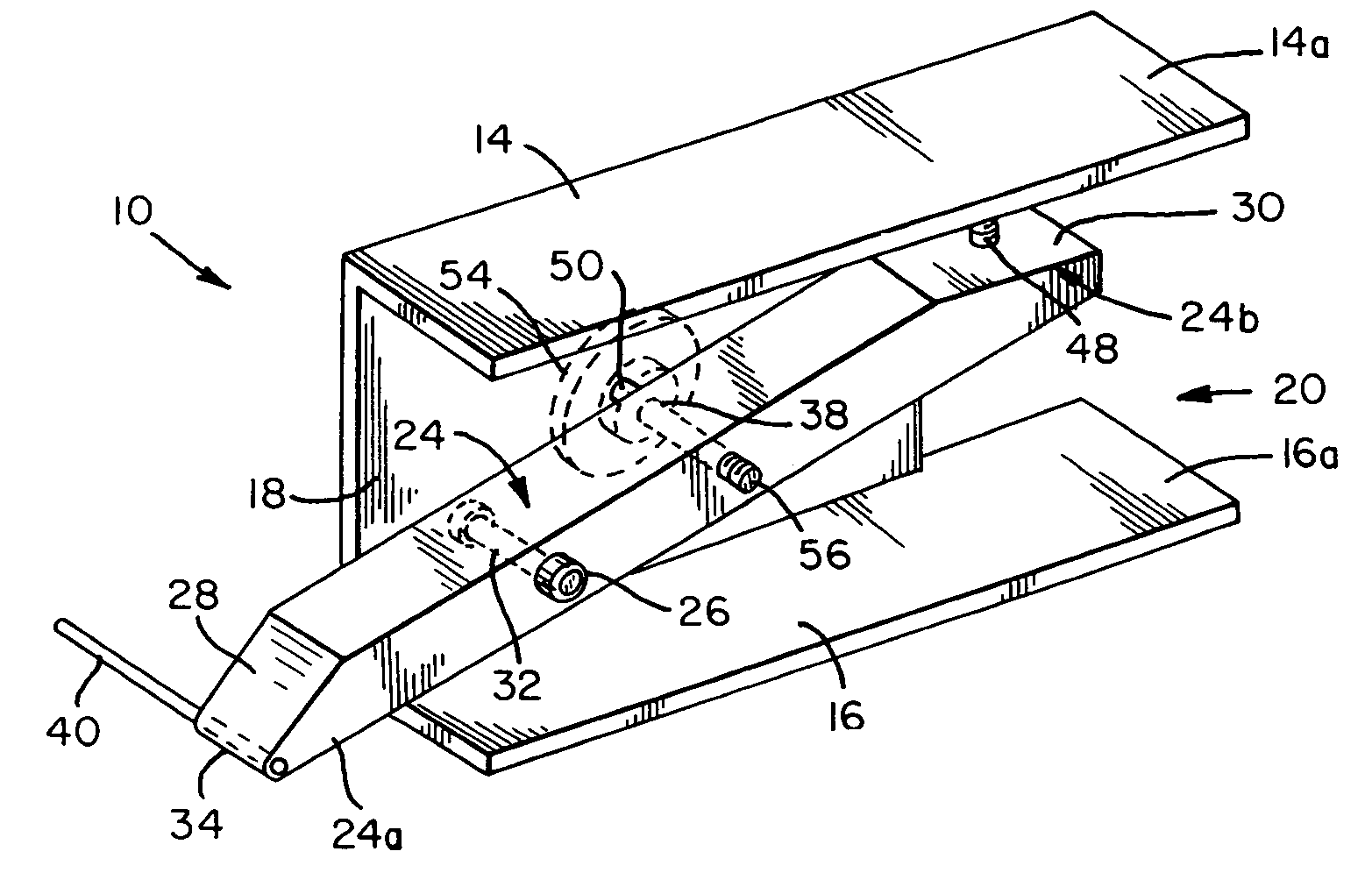 Lock miter gauge