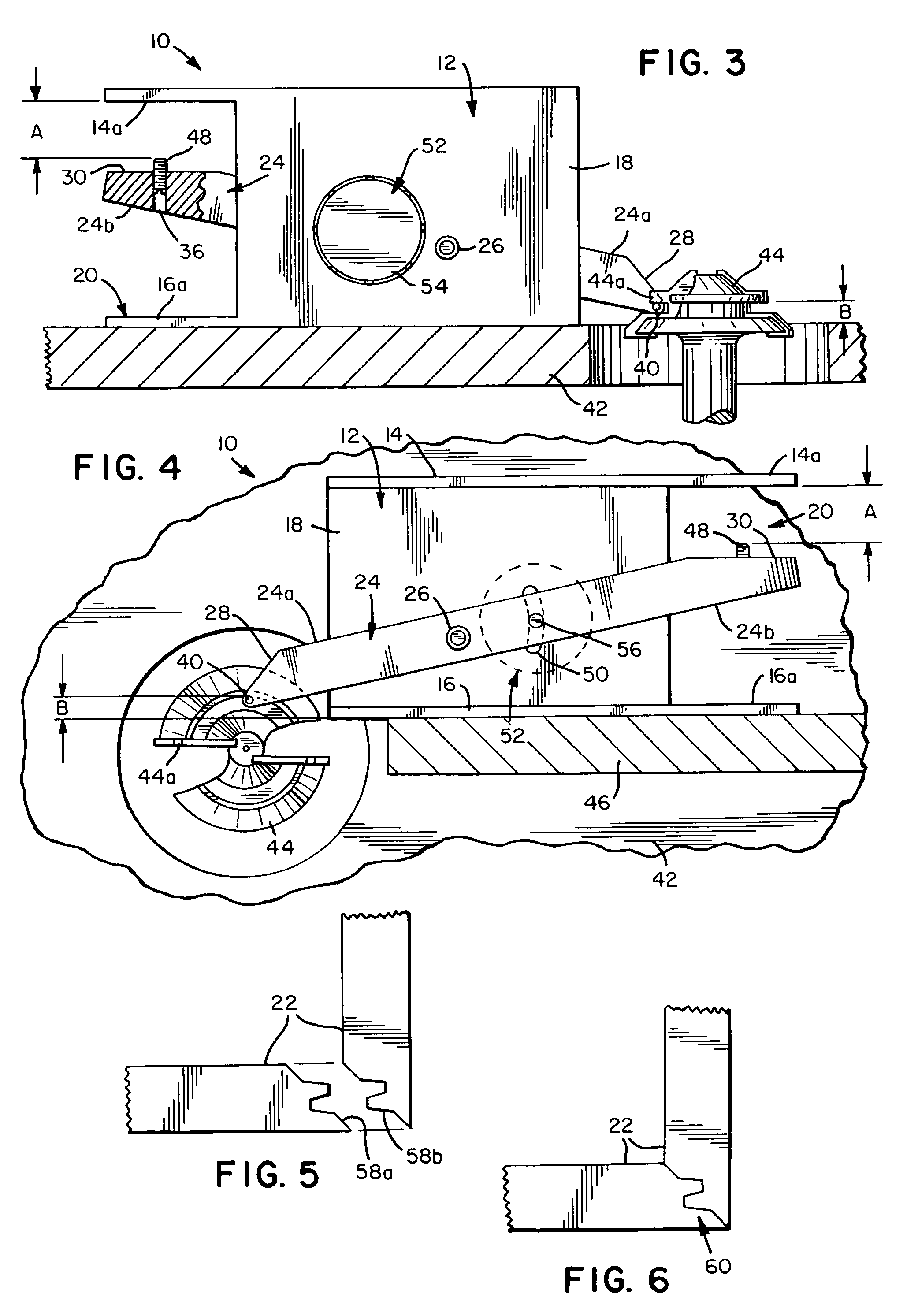 Lock miter gauge