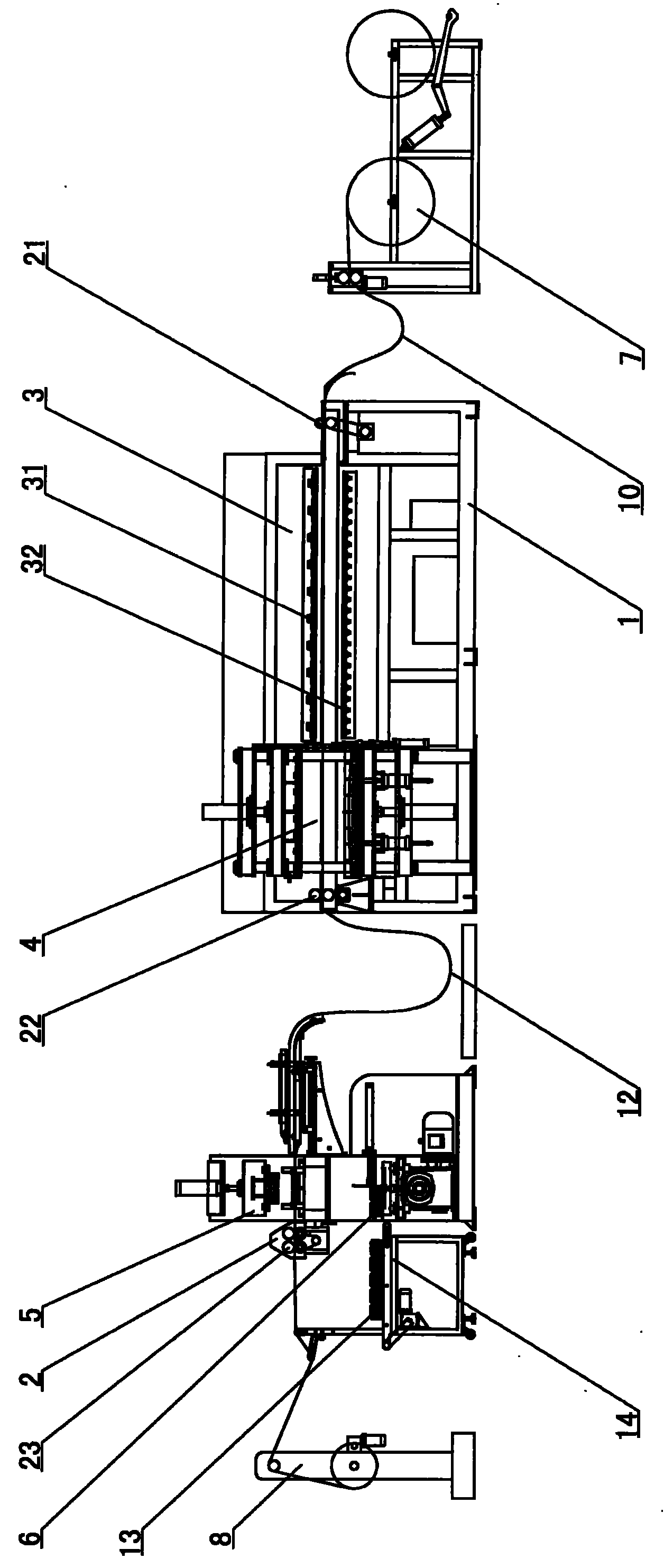 All-in-one machine for vacuum forming, molding and punching