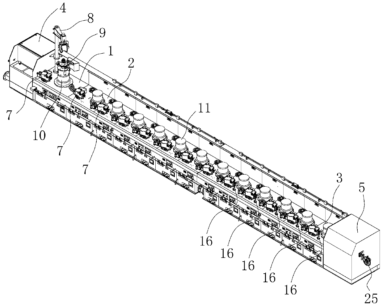 Loop type wire drawing machine