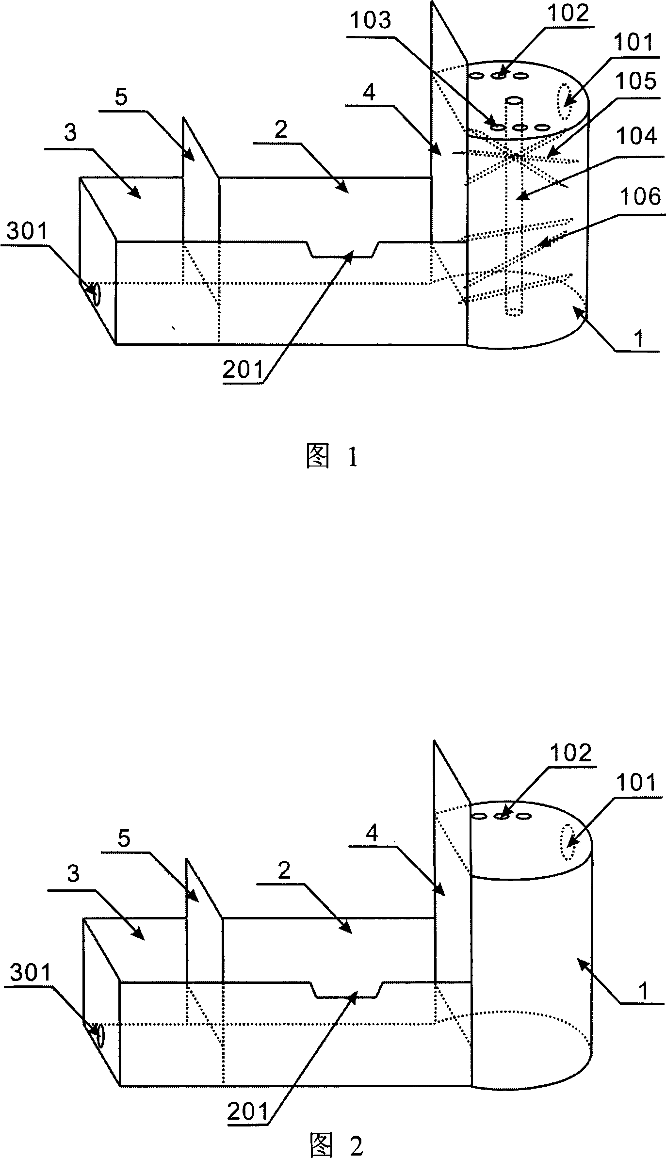 Self-washing type non-ferro metals debris reclaimer and its using method