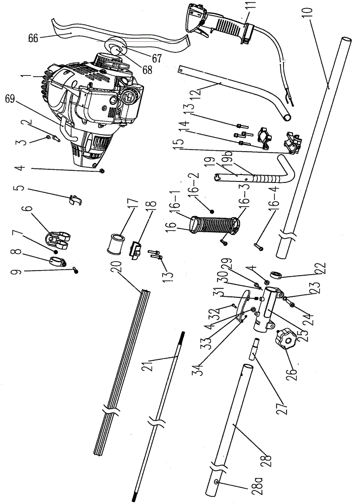 Two-stroke gasoline engine assisting in aerodynamic analysis and provided with trimmer valve with coarse-mesh filter screen and fine-mesh filter screen