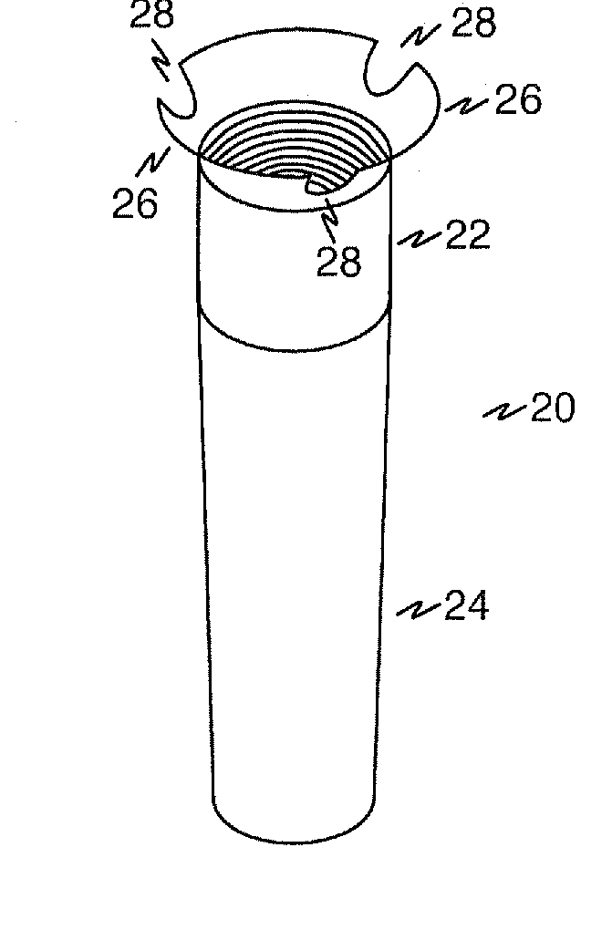 Threaded anchor for concrete metal deck floors