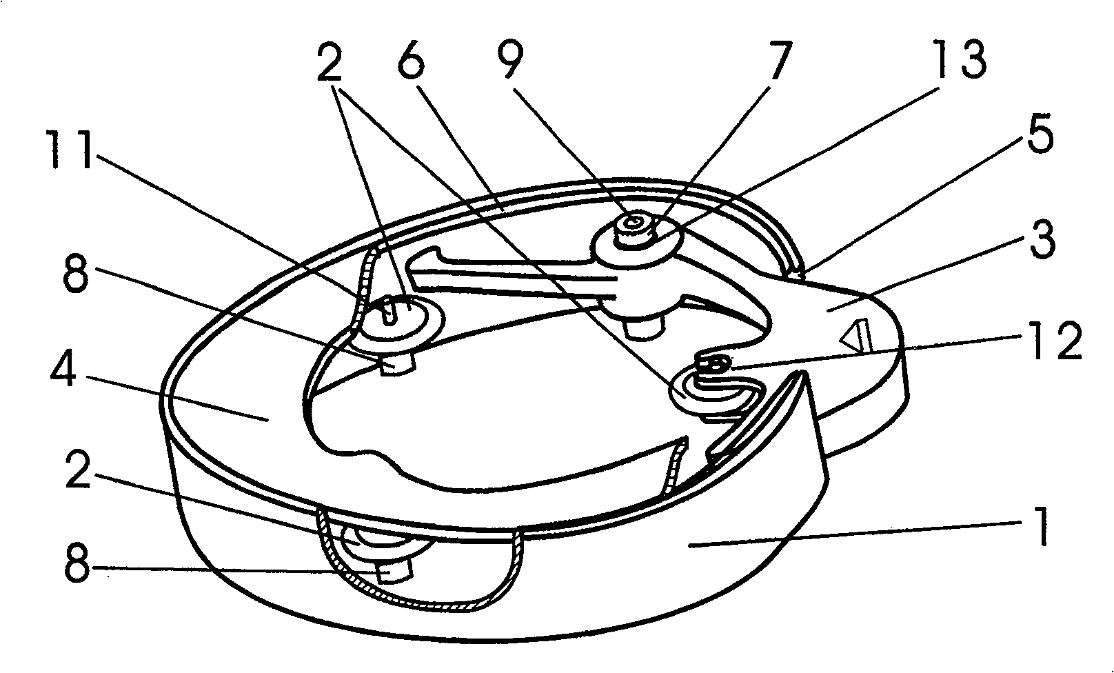 Bottle seal film removing device