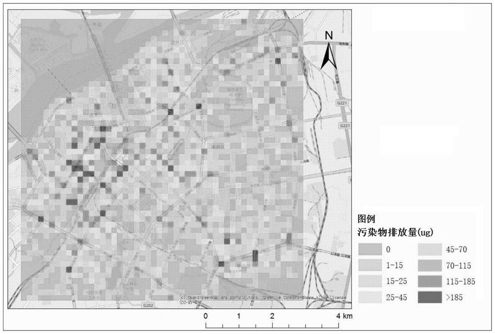 A method for dynamic monitoring of urban traffic emission pollution based on taxi gps data