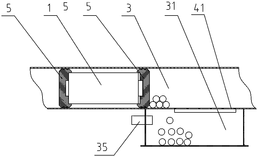 A material pneumatic conveying system with cleaning and collecting functions