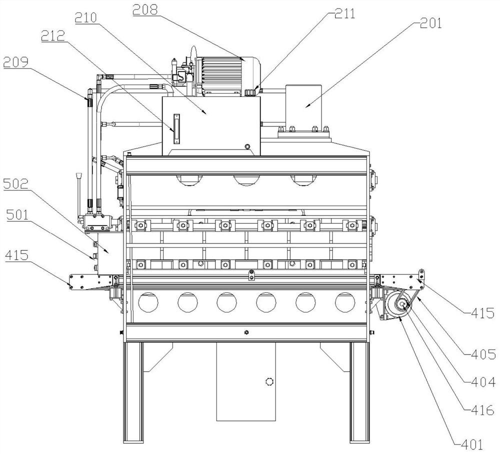 Wooden core assembling molding press