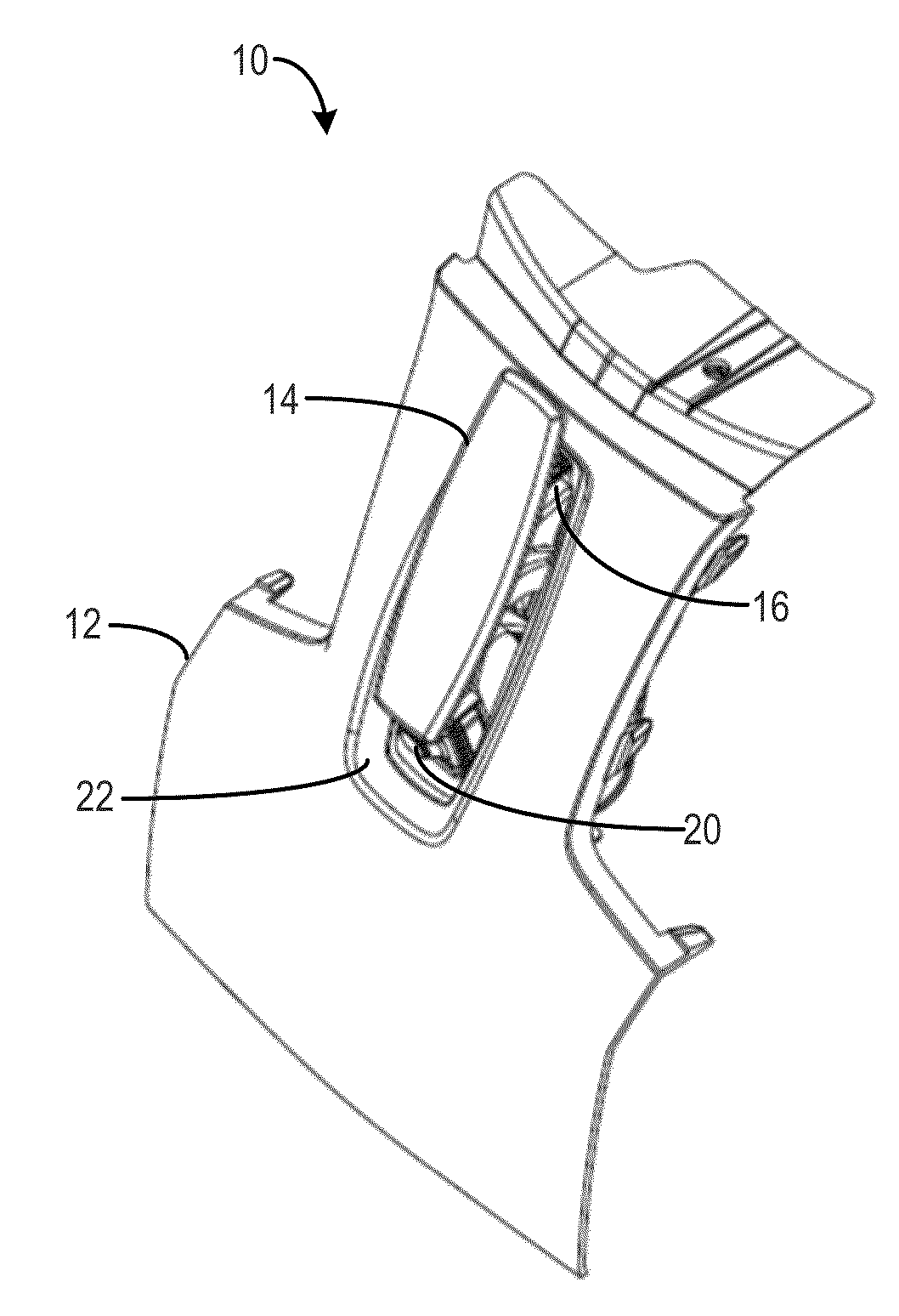 Hidden device with translating cover