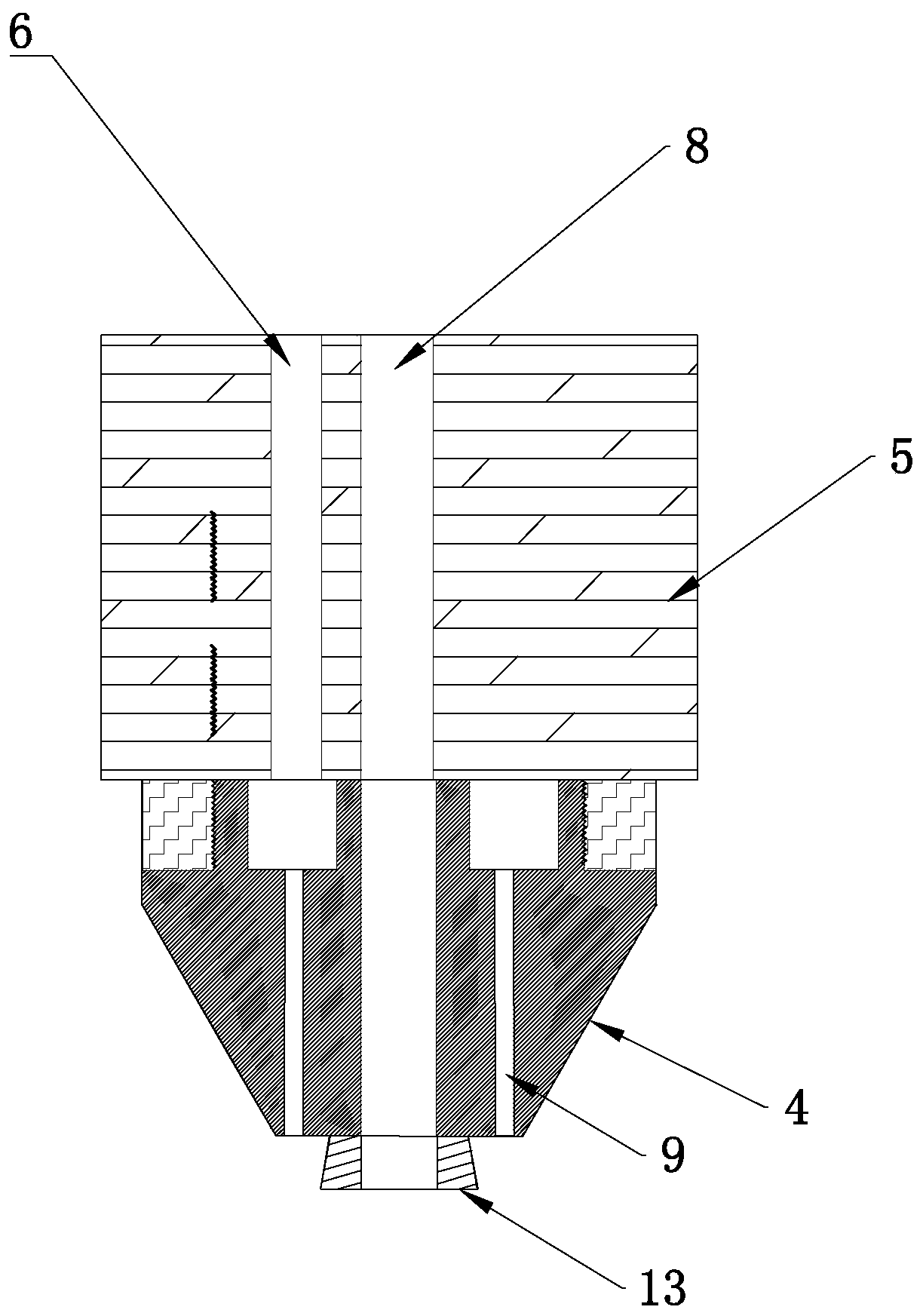 Water spray cooling laser cutting system and cutting method thereof