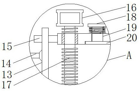 Position clamping and polishing device for automobile part production