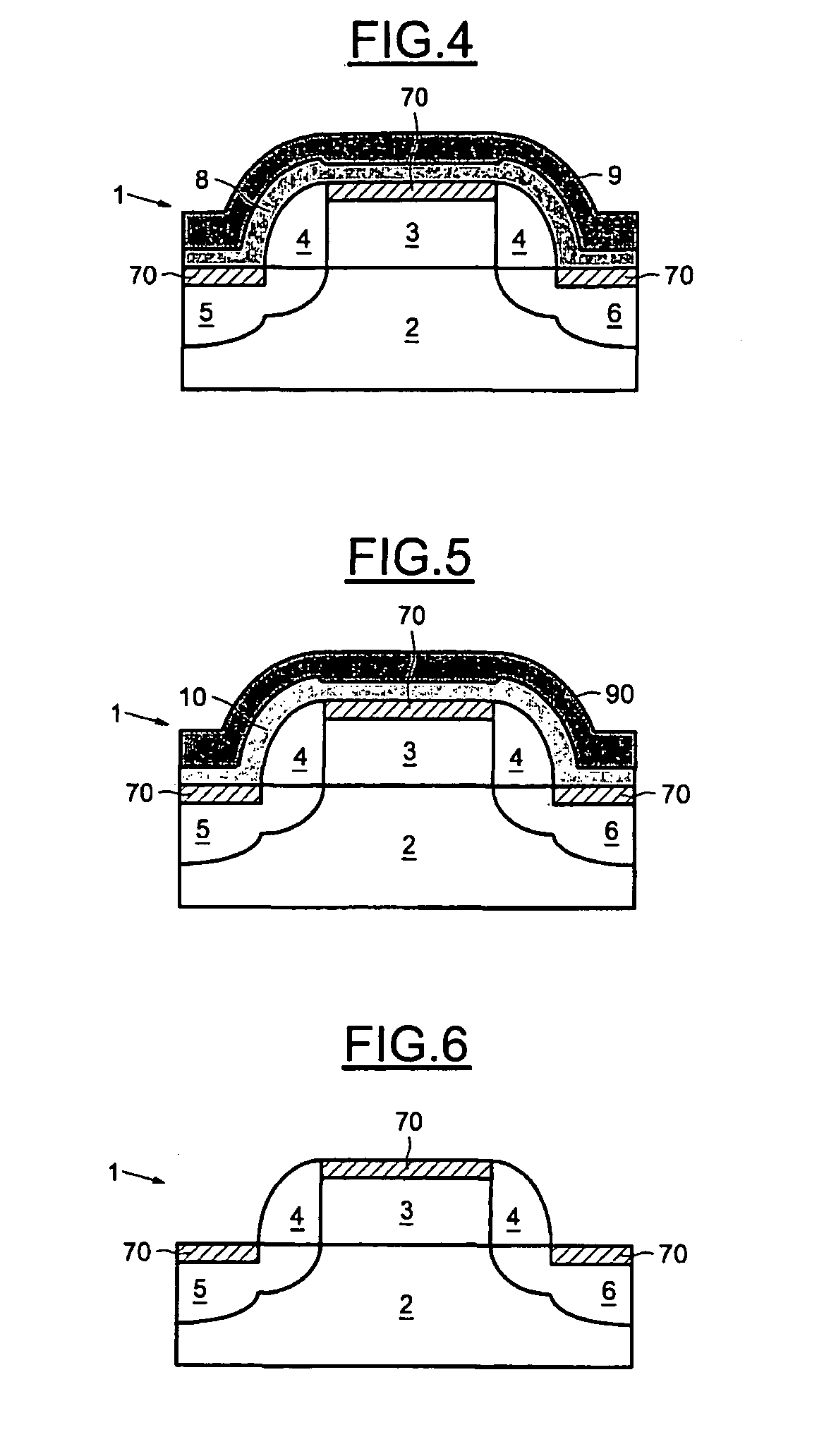 Method for the selective removal of an unsilicided metal