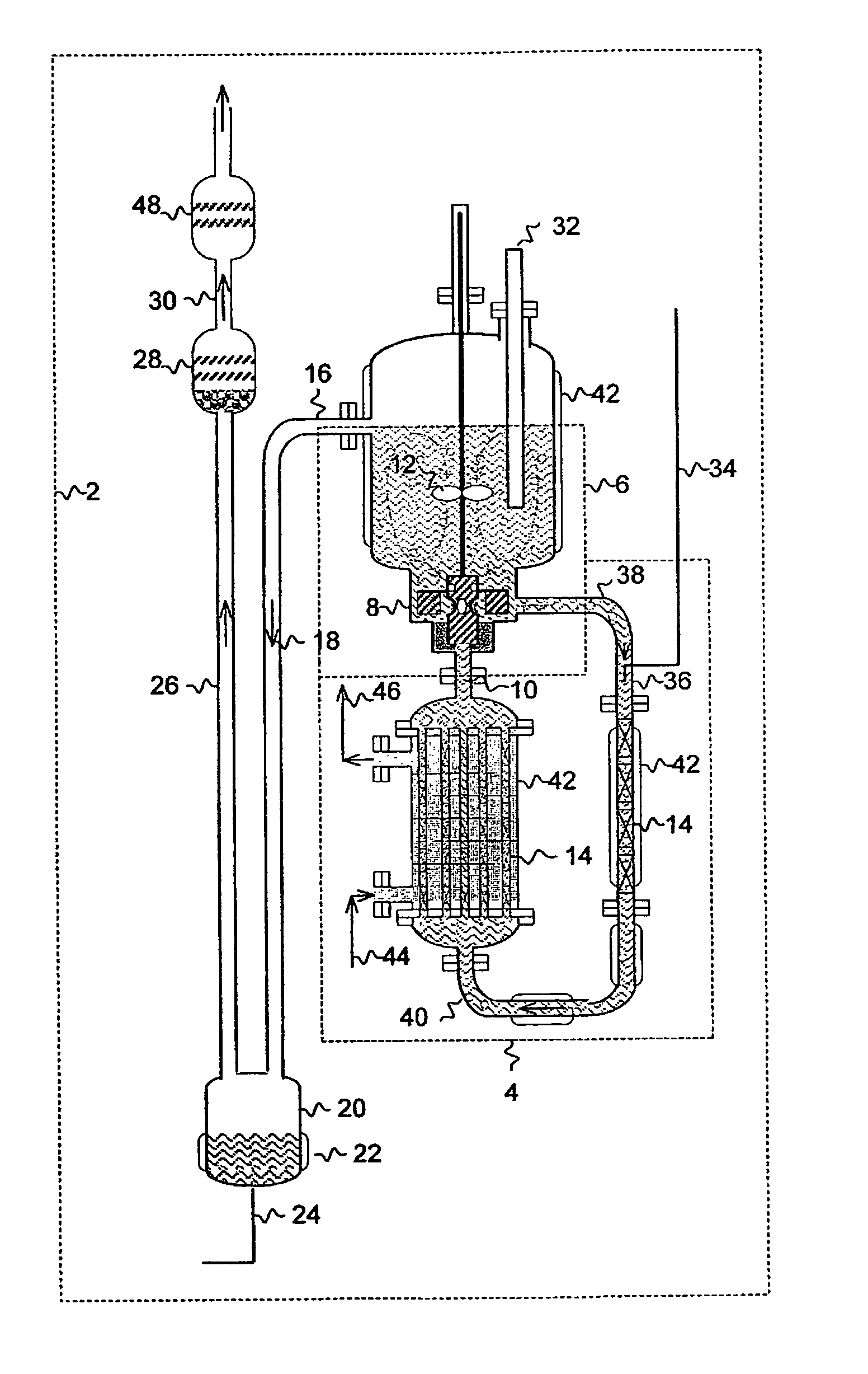 NF3 production reactor