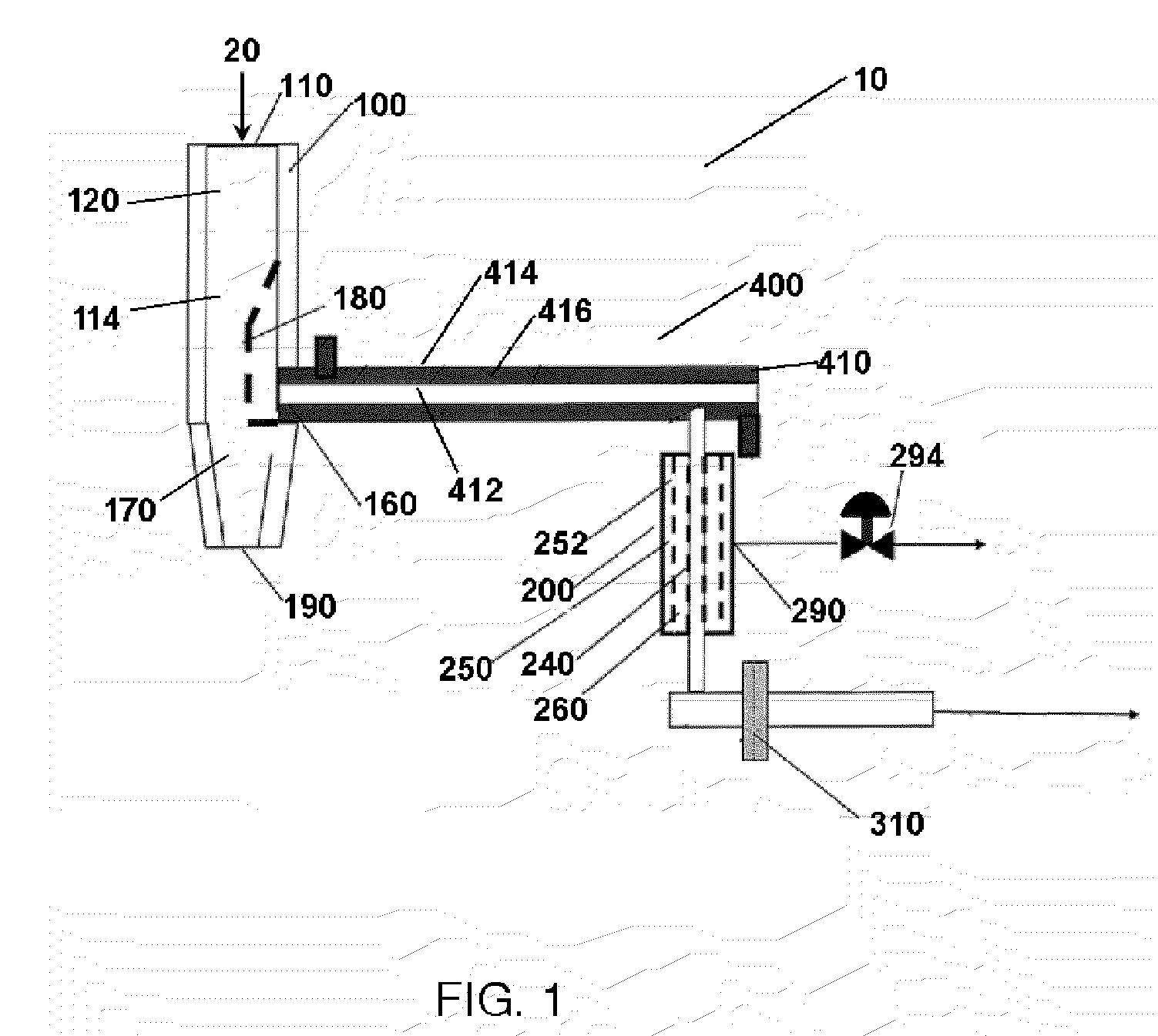 Continuous coarse ash depressurization system