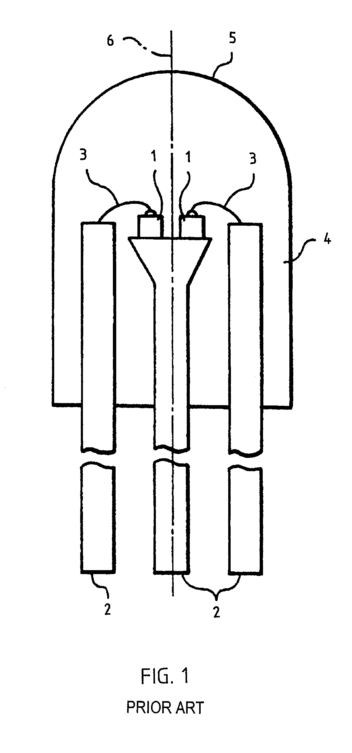 Radiation emitter device having an integral micro-groove lens