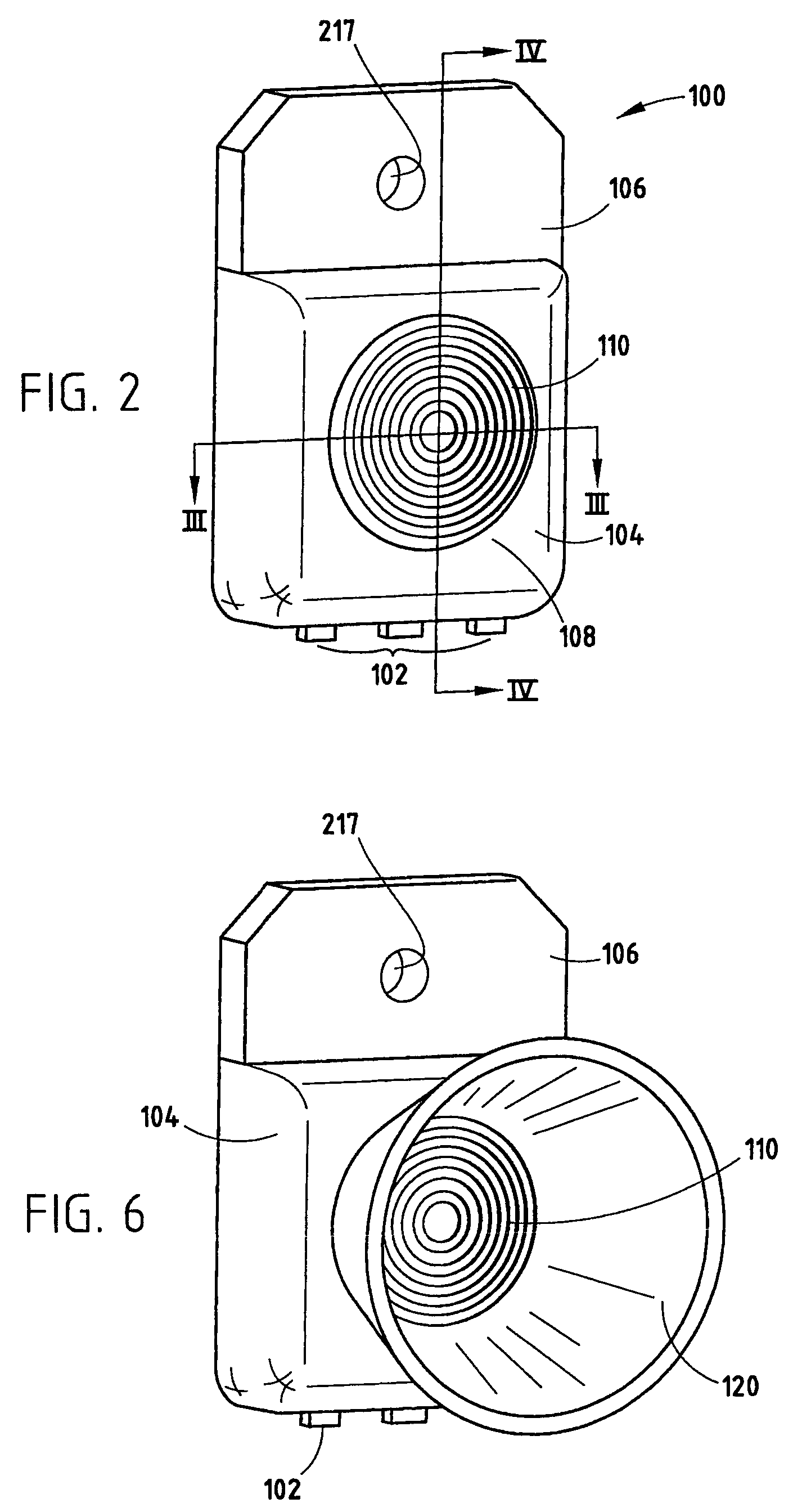 Radiation emitter device having an integral micro-groove lens