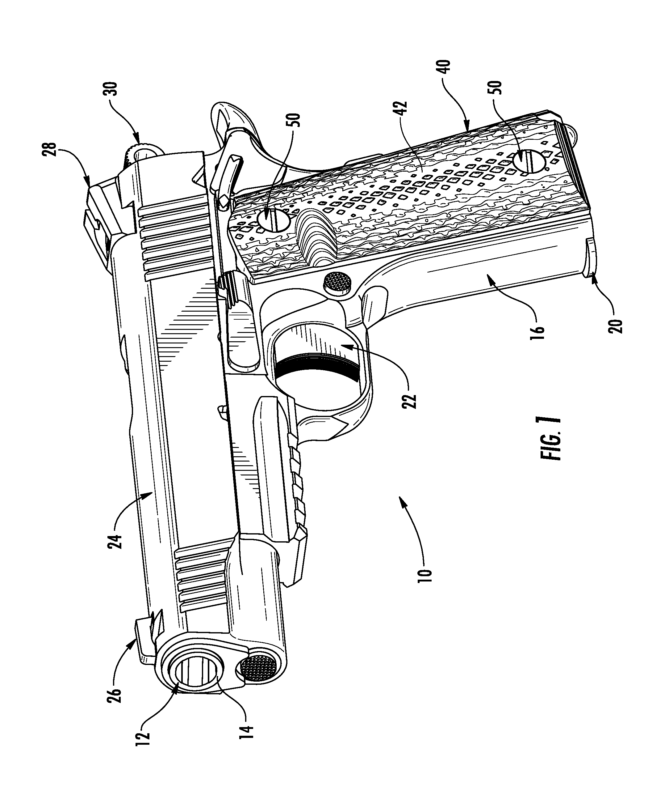 Pistol grip panel with vibration dampening structure