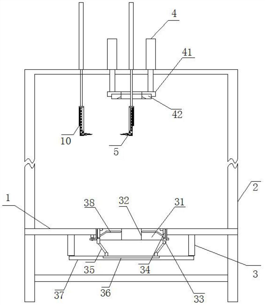 Automatic control system for electronic special gas cylinder treatment