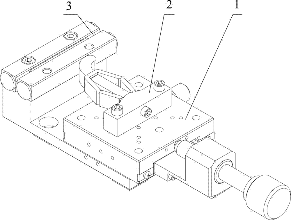 Rhombus hinge paddle type orthogonal drive piezoelectric stick-slip linear motor and its compound excitation method