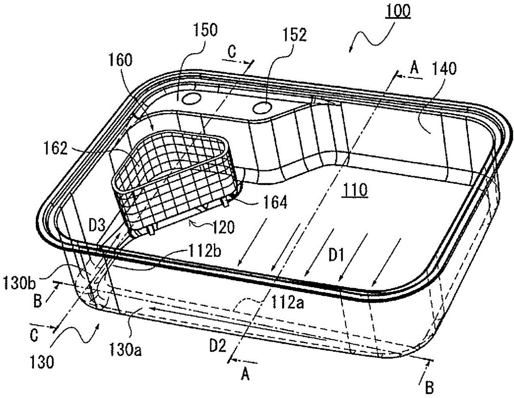 Waste basket for a drainage hole