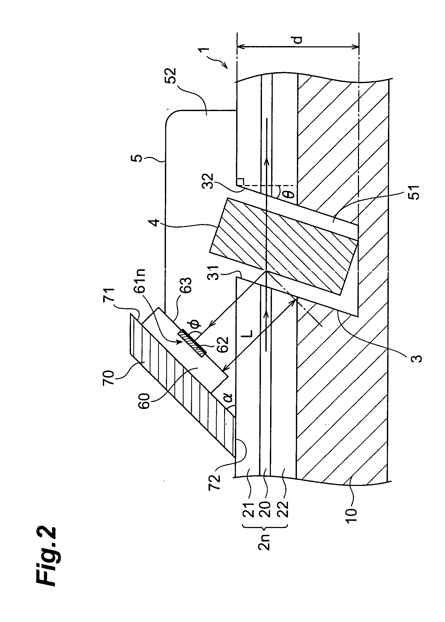 Optical waveguide module