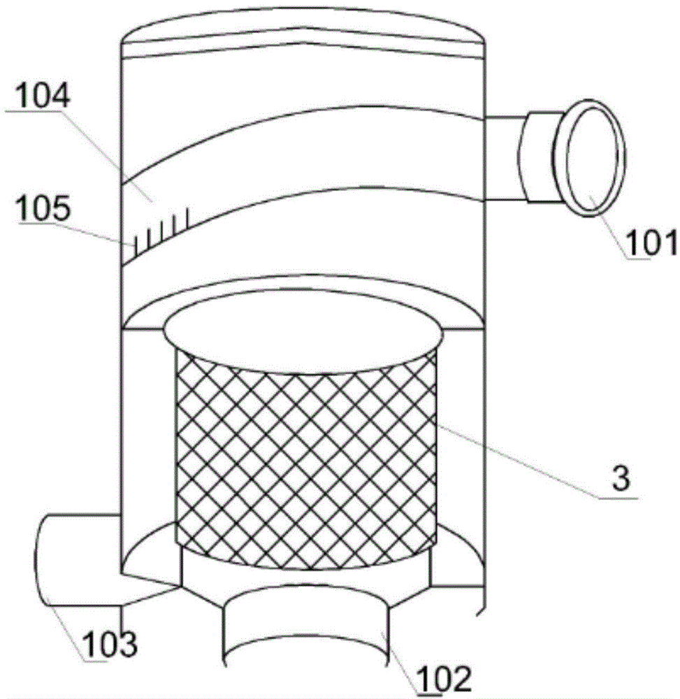 Power-free rainwater recycling system