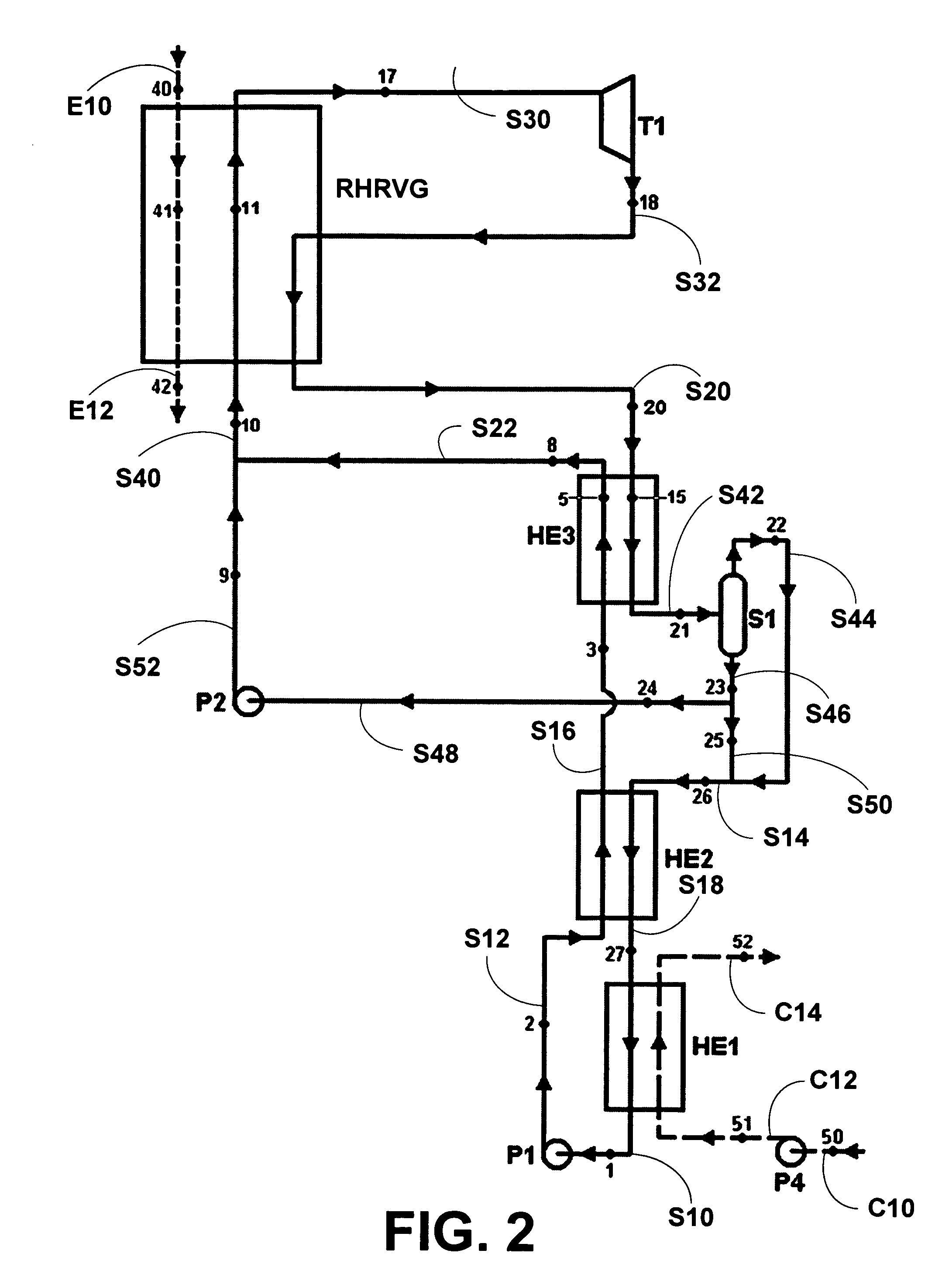 Power system and apparatus utilizing intermediate temperature waste heat