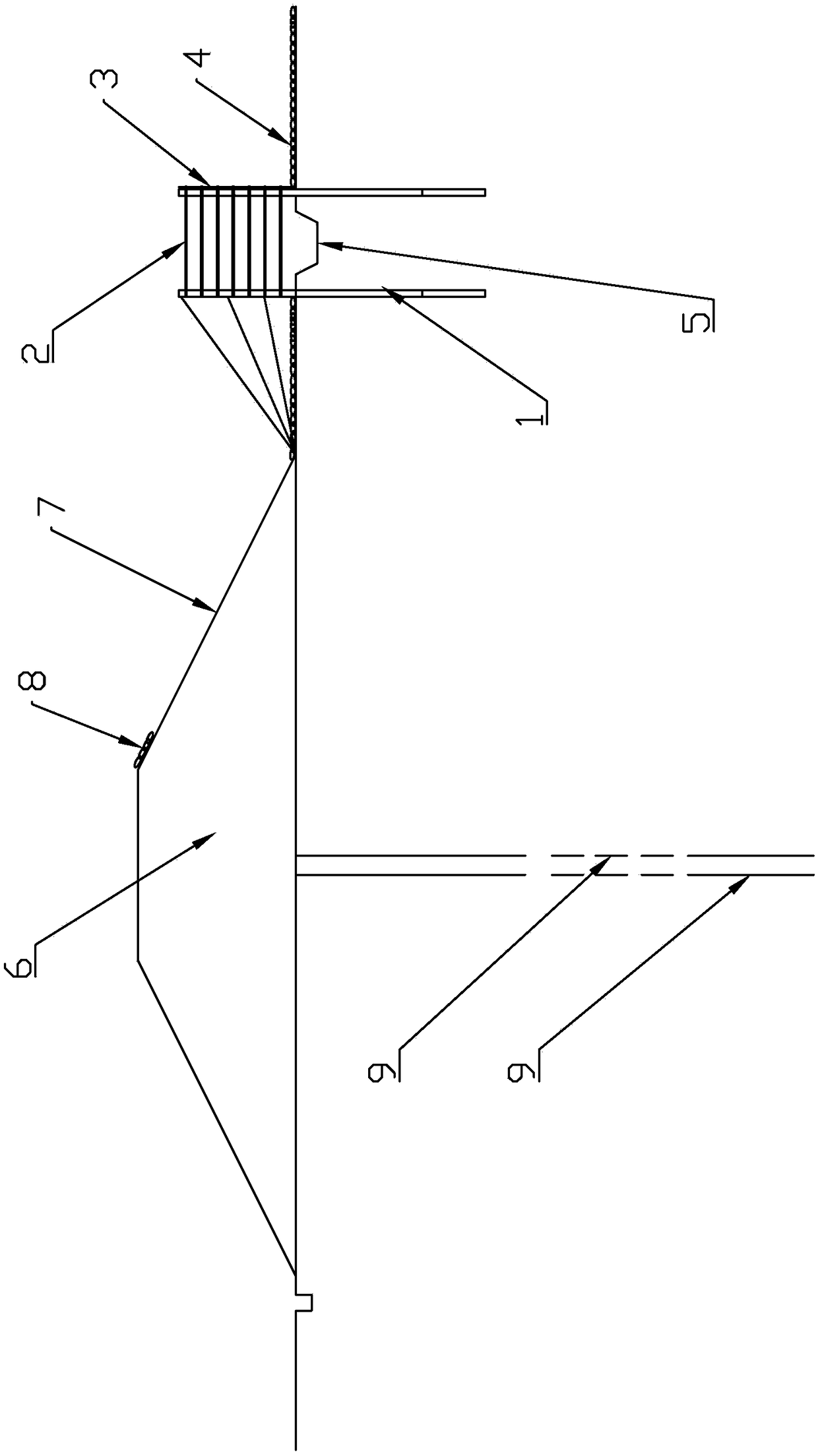 Combined cofferdam and construction method thereof