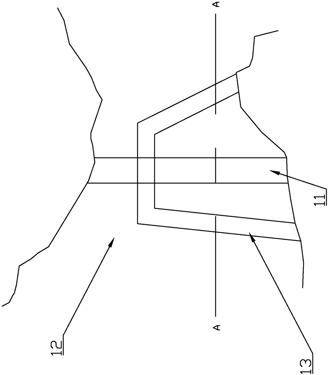 Combined cofferdam and construction method thereof