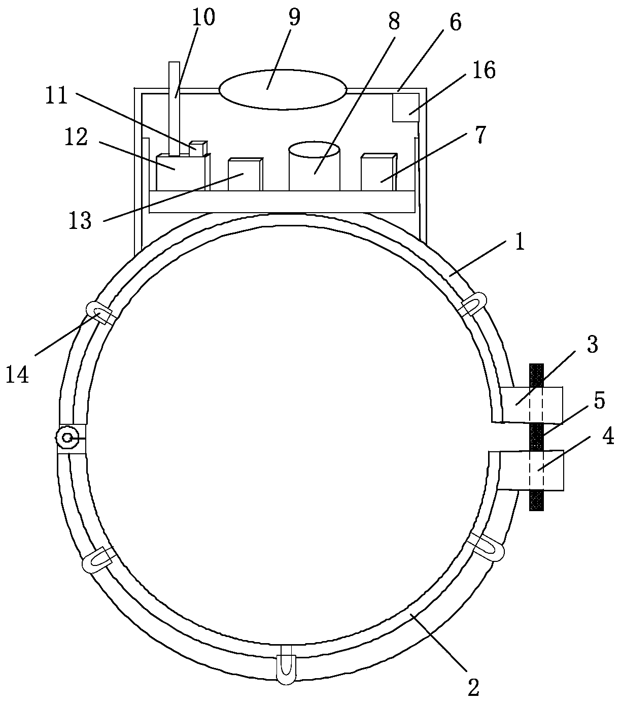 Hand-held fire extinguisher comprehensive management system based on Internet of things and implementation method