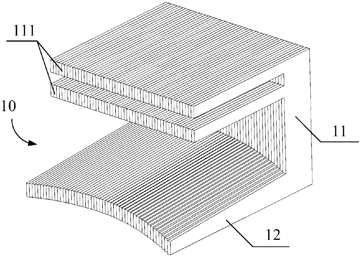 Stator tooth, stator and motor