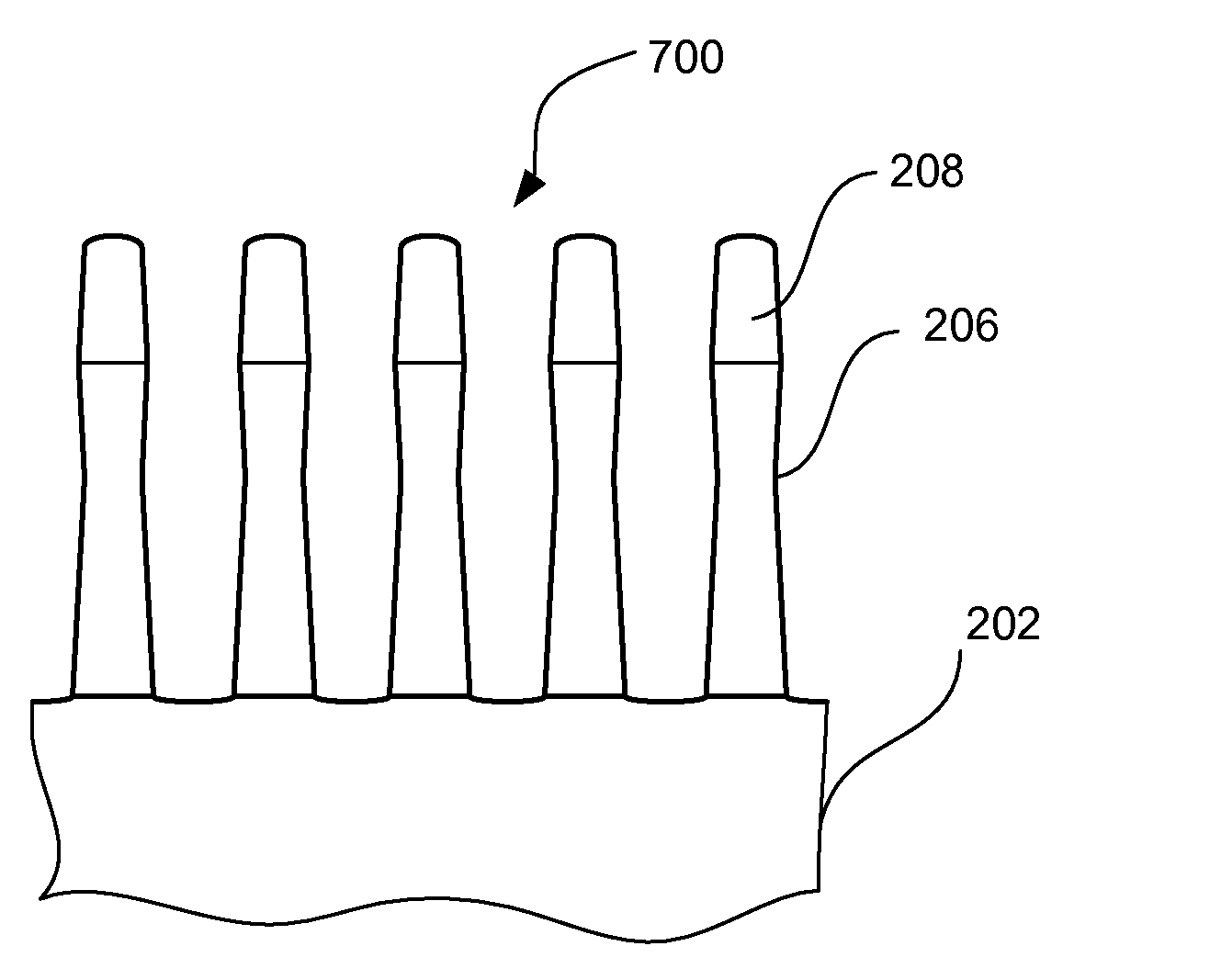 Line width roughness control with arc layer open