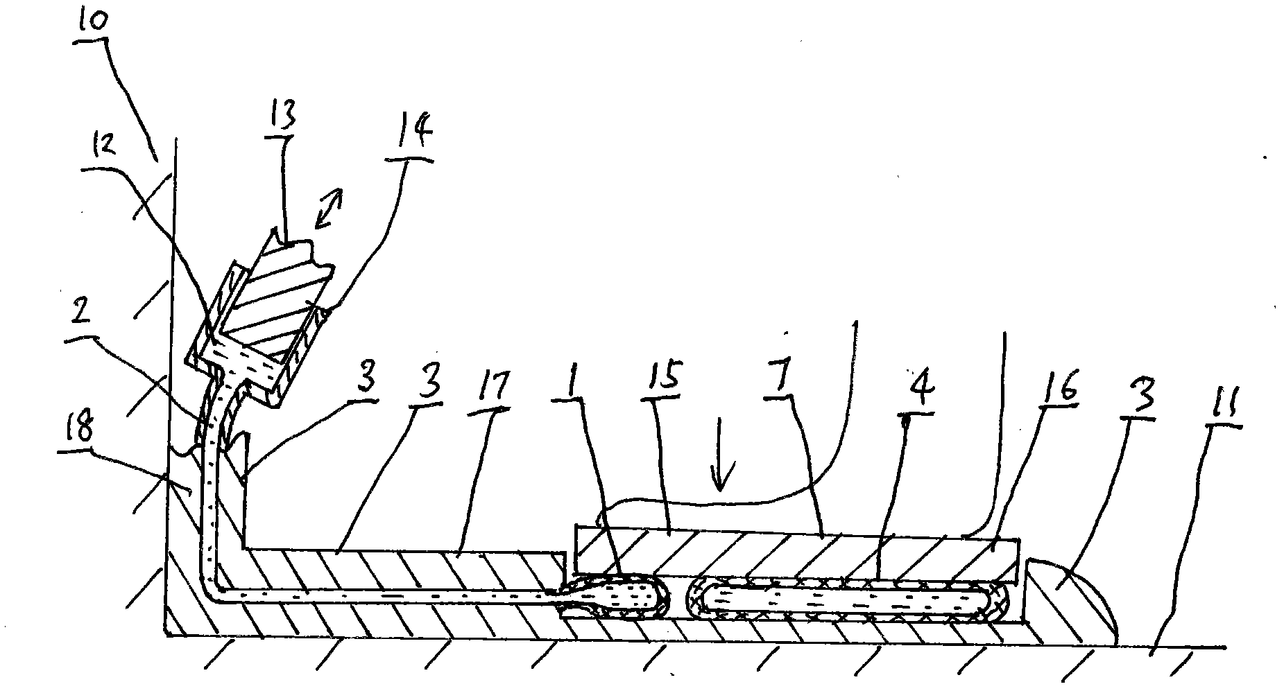 Matching device of tap