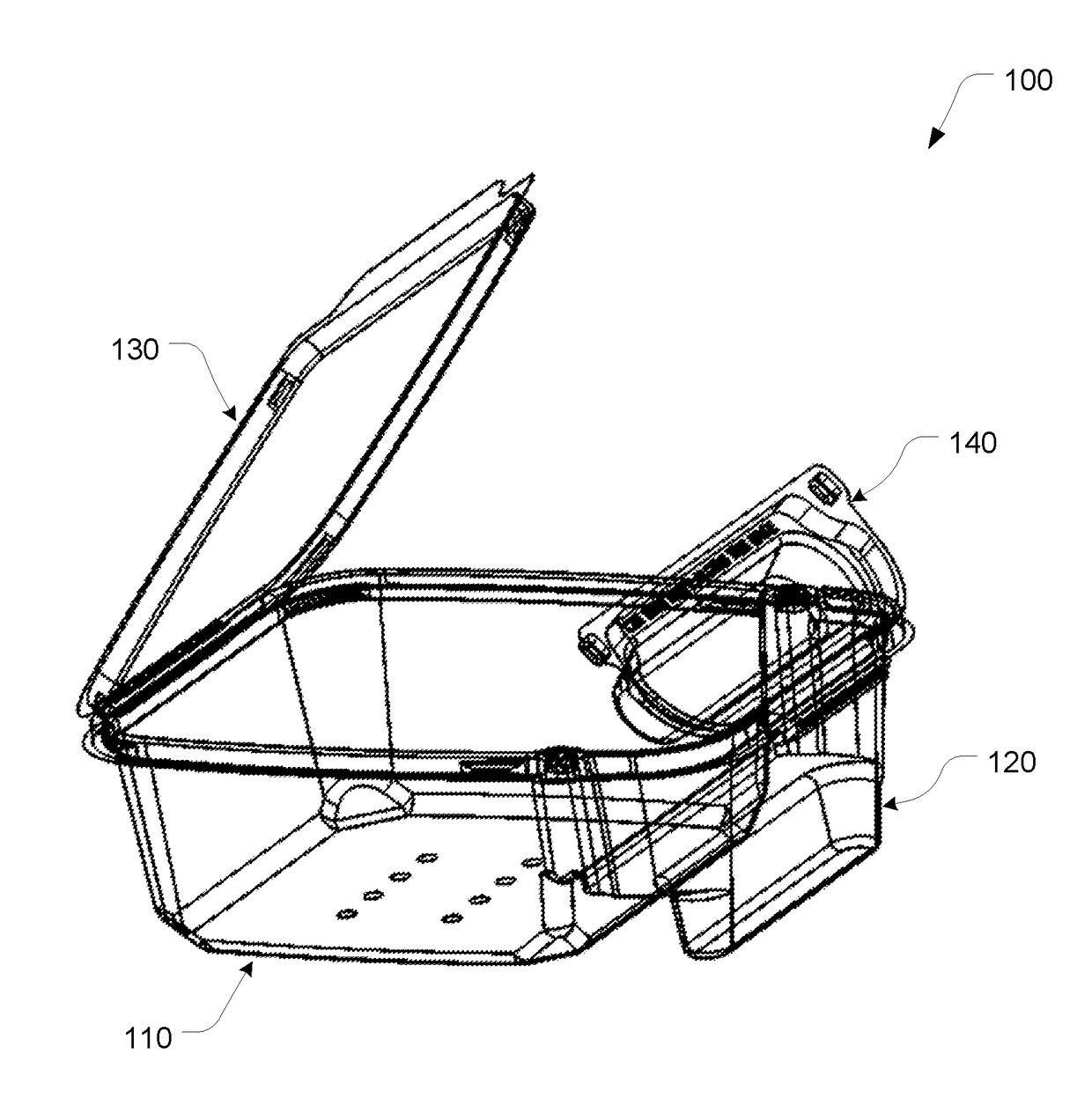 Method and system for growing plants with a rectangular root zone