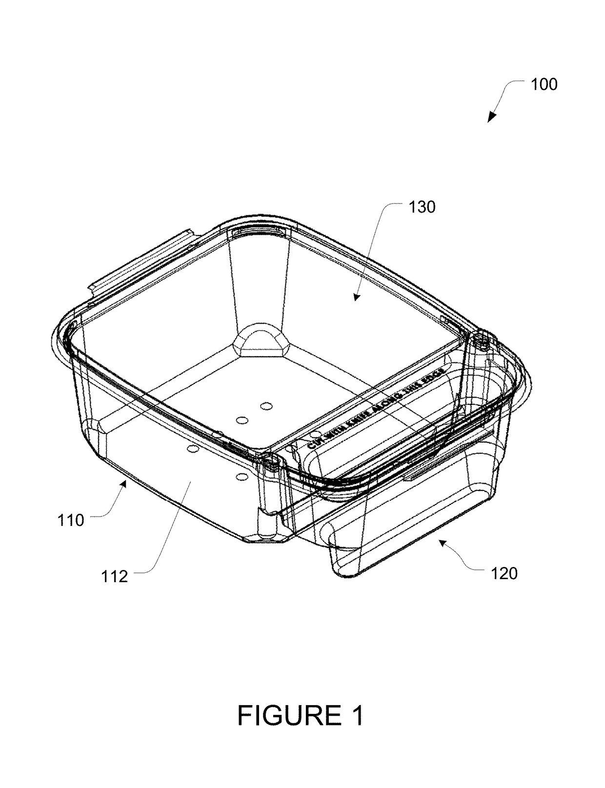 Method and system for growing plants with a rectangular root zone