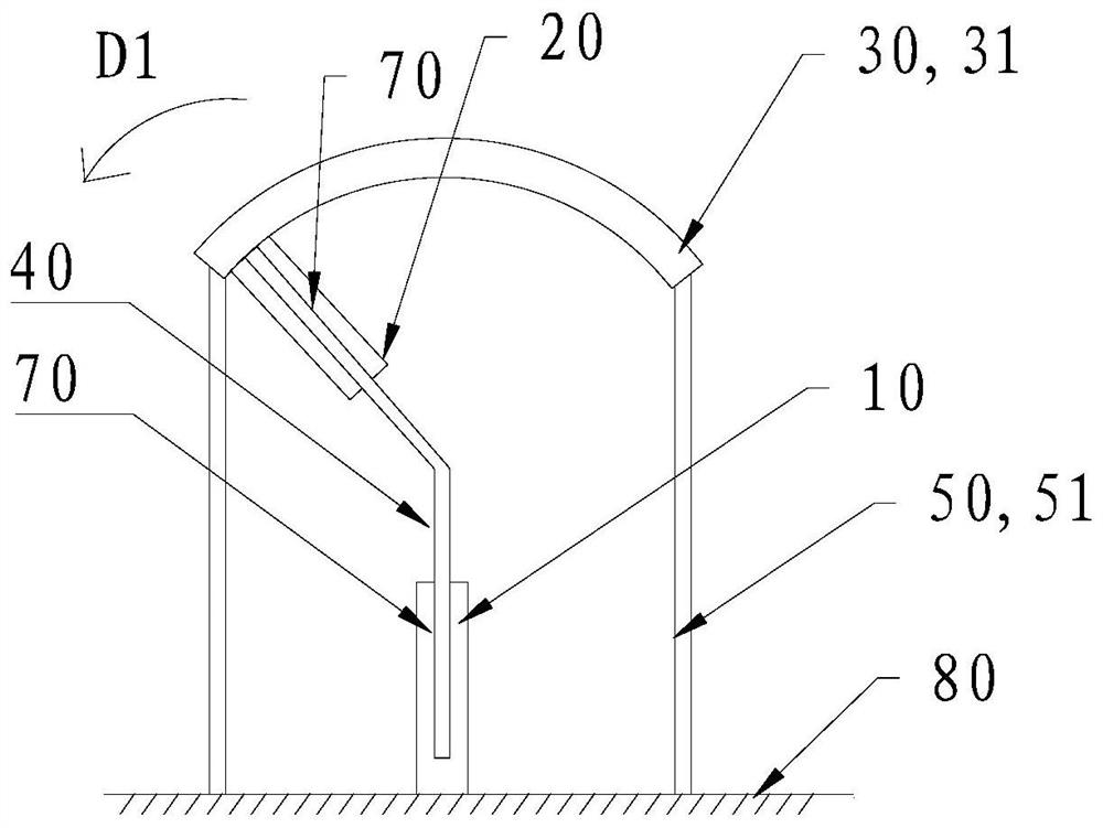 Bending test device