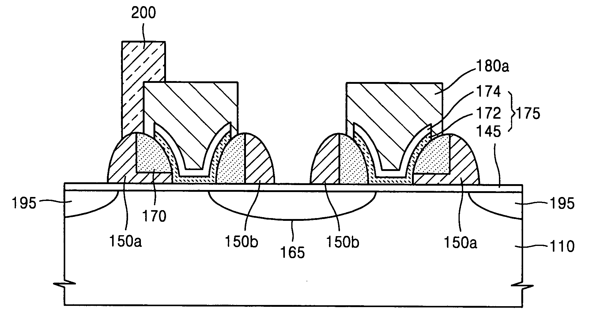 Local SONOS-type nonvolatile memory device and method of manufacturing the same